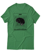 T-Shirt Αντρικό - Brain - Color Thumbnail Πράσινο