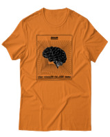 T-Shirt Αντρικό - Brain - Color Thumbnail Πορτοκαλί