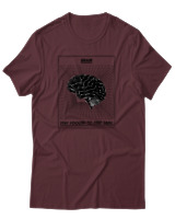 T-Shirt Αντρικό - Brain - Color Thumbnail Μπορντό