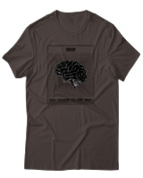 T-Shirt Αντρικό - Brain - Color Thumbnail Καφέ