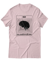 T-Shirt Αντρικό - Brain - Color Thumbnail Απαλό Ροζ