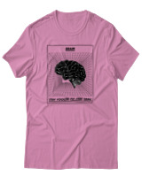 T-Shirt Αντρικό - Brain - Color Thumbnail Ροζ