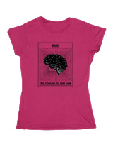 Κοριτσίστικο Κοντομανικο Παιδικό - Brain - Color Thumbnail Φουξια