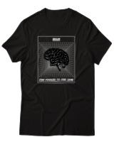 T-Shirt Αντρικό - Brain - Color Thumbnail Μαύρο