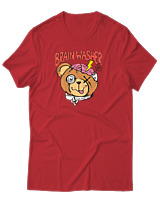 T-Shirt Αντρικό - Brain Washer - Color Thumbnail Κόκκινο