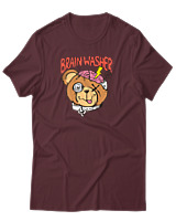 T-Shirt Αντρικό - Brain Washer - Color Thumbnail Μπορντό