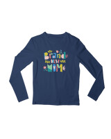 Μακρυμάνικο Μακό - Brand New Mom - Color Thumbnail Σκούρο Μπλε