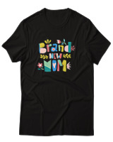 T-Shirt  Γυναικείο - Brand New Mom - Color Thumbnail Μαύρο