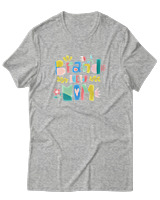 T-Shirt  Γυναικείο - Brand New Mom - Color Thumbnail Γκρί Μελανζέ