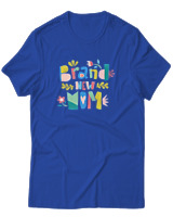 T-Shirt  Γυναικείο - Brand New Mom - Color Thumbnail Μπλέ Ρουά