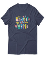 T-Shirt  Γυναικείο - Brand New Mom - Color Thumbnail Μπλέ Γκρί