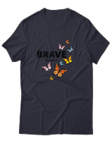 T-Shirt Αντρικό - Brave And Wild - Color Thumbnail Σκούρο Μπλε
