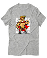 T-Shirt Αντρικό - Brave - Color Thumbnail Γκρι Μελανζέ