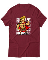 T-Shirt Αντρικό - Brave - Color Thumbnail Σκούρο Κόκκινο