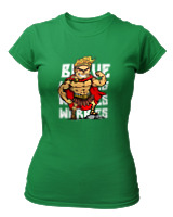 T-Shirt Στενή Γραμμή Γυναικείο - Brave - Color Thumbnail Πράσινο