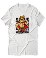 T-Shirt Αντρικό - Brave - Color Thumbnail Άσπρο