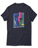 T-Shirt Αντρικό - Break Rules - Color Thumbnail Σκούρο Μπλε
