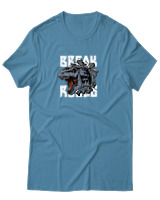 T-Shirt Αντρικό - Break The Rules - Color Thumbnail Τιρκουάζ