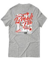 T-Shirt Αντρικό - Break The Rules - Color Thumbnail Γκρι Μελανζέ