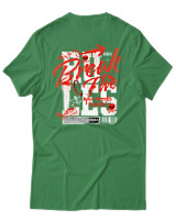T-Shirt Αντρικό - Break The Rules - Color Thumbnail Πράσινο