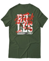 T-Shirt Αντρικό - Break The Rules - Color Thumbnail Κυπαρισσί