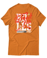 T-Shirt Αντρικό - Break The Rules - Color Thumbnail Πορτοκαλί