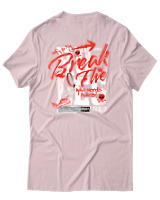 T-Shirt Αντρικό - Break The Rules - Color Thumbnail Απαλό Ροζ