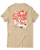 T-Shirt Αντρικό - Break The Rules - Color Thumbnail Μπεζ
