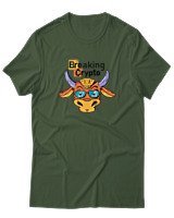 T-Shirt Αντρικό - Breaking Crypto - Color Thumbnail Κυπαρισσί