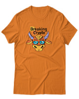 T-Shirt Αντρικό - Breaking Crypto - Color Thumbnail Πορτοκαλί