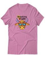 T-Shirt Αντρικό - Breaking Crypto - Color Thumbnail Ροζ