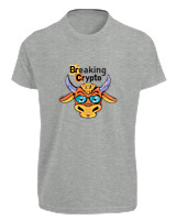 T-Shirt Fit Αντρικό - Breaking Crypto - Color Thumbnail Γκρι Μελανζέ