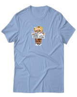 T-Shirt Αντρικό - Breaking News - Color Thumbnail Γαλάζιο