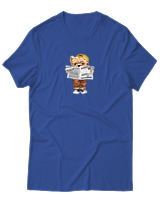 T-Shirt Αντρικό - Breaking News - Color Thumbnail Μπλε Ρουά