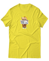 T-Shirt Αντρικό - Breaking News - Color Thumbnail Κίτρινο