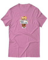 T-Shirt Αντρικό - Breaking News - Color Thumbnail Ροζ