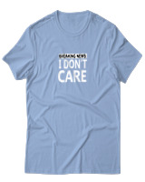 T-Shirt Unisex - Breaking News - Color Thumbnail Γαλάζιο