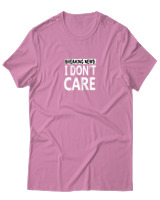 T-Shirt Unisex - Breaking News - Color Thumbnail Ροζ