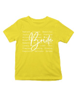 T-Shirt  Παιδικό - Bride - Color Thumbnail Κίτρινο