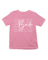 T-Shirt  Παιδικό - Bride - Color Thumbnail Ροζ