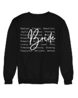 Φούτερ χωρίς κουκούλα Γυναικείο - Bride - Color Thumbnail Μαύρο