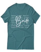T-Shirt  Γυναικείο - Bride - Color Thumbnail Μπλέ Πράσινο
