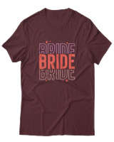 T-Shirt Αντρικό - Bride - Color Thumbnail Μπορντό