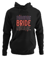 Φούτερ με κουκούλα Αντρικό - Bride - Color Thumbnail Μαύρο