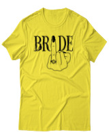 T-Shirt Αντρικό - Bride Finger - Color Thumbnail Κίτρινο