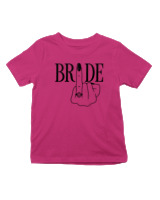 T-Shirt  Παιδικό - Bride Finger - Color Thumbnail Φουξια