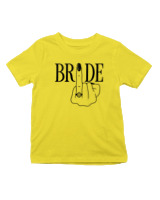T-Shirt  Παιδικό - Bride Finger - Color Thumbnail Κίτρινο