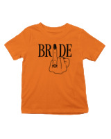 T-Shirt  Παιδικό - Bride Finger - Color Thumbnail Πορτοκαλί