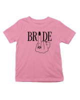 T-Shirt  Παιδικό - Bride Finger - Color Thumbnail Ροζ