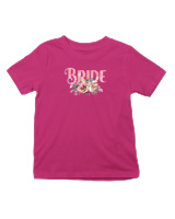 T-Shirt  Παιδικό - Bride Flowers - Color Thumbnail Φουξια